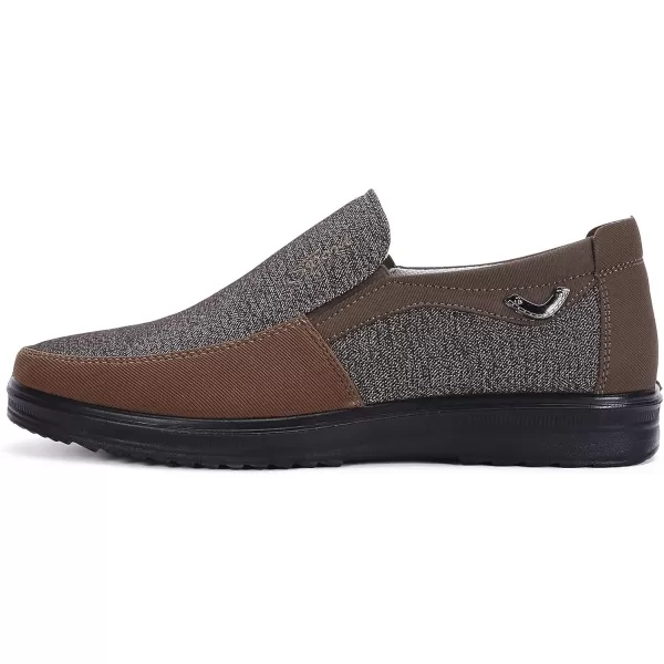 COSIDRAM Mens Loafer Casual Shoes Comfort Lightweight Driving Travel Walking Shoes for Adult MaleBBrown