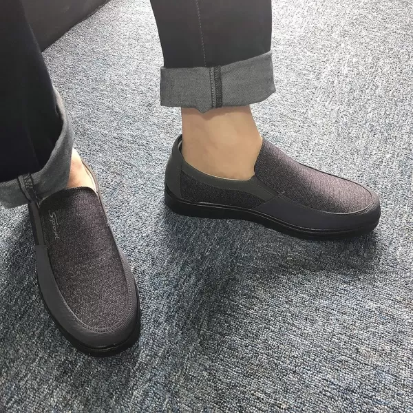 COSIDRAM Mens Loafer Casual Shoes Comfort Lightweight Driving Travel Walking Shoes for Adult MaleBGrey