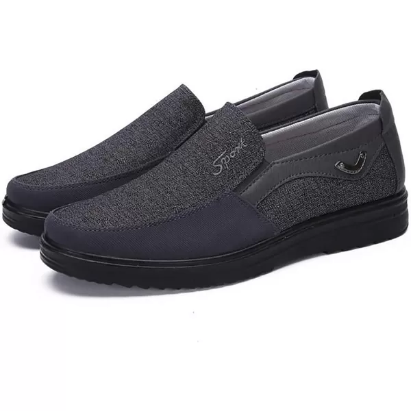 COSIDRAM Mens Loafer Casual Shoes Comfort Lightweight Driving Travel Walking Shoes for Adult MaleBGrey