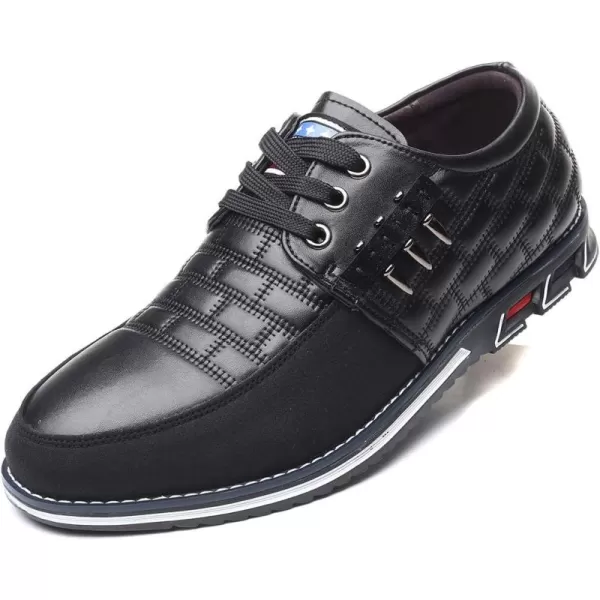 COSIDRAM Mens Casual Shoes Fashion Sneakers Dress Shoes for Men Walking Shoes Business Office Comfort LoafersXBlack