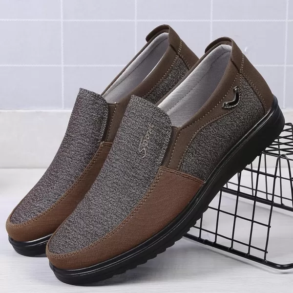 COSIDRAM Mens Loafer Casual Shoes Comfort Lightweight Driving Travel Walking Shoes for Adult MaleBBrown