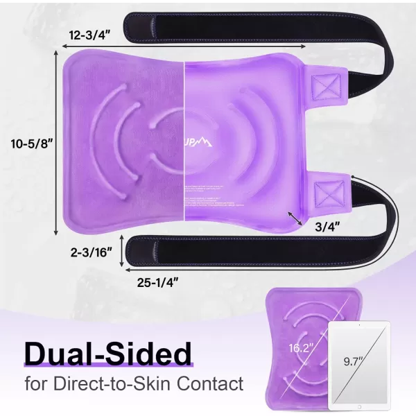 APEXUP Ice Pack for Knee Pain Relief Reusable Knee Ice Pack Wrap After Surgery Flexible Gel Cold Pack for Injuries Pain Relief for Knee Back Shoulder Elbow Ankle and Leg PurplePurple