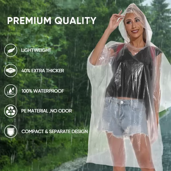 APEXUP Disposable Rain Ponchos for Adults Emergency Rain Poncho for Camping Hiking TravellingYellow 5 Pack