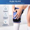 imageAPEXUP Ice Pack for Knee Pain Relief Large Reusable Knee Ice Pack Wrap After Surgery Flexible Gel Cold Pack for Injuries Pain Relief for Knee Back Shoulder Elbow and Leg Blue Large 2PKNavy Blue