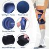 imageAPEXUP Ice Pack for Knee Pain Relief Large Reusable Knee Ice Pack Wrap After Surgery Flexible Gel Cold Pack for Injuries Pain Relief for Knee Back Shoulder Elbow and Leg Blue Large 2PKNavy Blue
