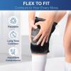 imageAPEXUP Ice Pack for Knee Pain Relief Large Reusable Knee Ice Pack Wrap After Surgery Flexible Gel Cold Pack for Injuries Pain Relief for Knee Back Shoulder Elbow and Leg Blue Large 2PKBlack