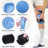 imageAPEXUP Ice Pack for Knee Pain Relief Large Reusable Knee Ice Pack Wrap After Surgery Flexible Gel Cold Pack for Injuries Pain Relief for Knee Back Shoulder Elbow and Leg Blue Large 2PKBlue