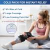 imageAPEXUP Ice Pack for Knee Pain Relief Large Reusable Knee Ice Pack Wrap After Surgery Flexible Gel Cold Pack for Injuries Pain Relief for Knee Back Shoulder Elbow and Leg Blue Large 2PKBlack