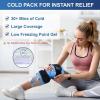 imageAPEXUP Ice Pack for Knee Pain Relief Large Reusable Knee Ice Pack Wrap After Surgery Flexible Gel Cold Pack for Injuries Pain Relief for Knee Back Shoulder Elbow and Leg Blue Large 2PKBlue