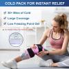 imageAPEXUP Ice Pack for Knee Pain Relief Large Reusable Knee Ice Pack Wrap After Surgery Flexible Gel Cold Pack for Injuries Pain Relief for Knee Back Shoulder Elbow and Leg Blue Large 2PKPink
