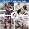 imageAPEXUP Ice Pack for Knee Pain Relief Large Reusable Knee Ice Pack Wrap After Surgery Flexible Gel Cold Pack for Injuries Pain Relief for Knee Back Shoulder Elbow and Leg Blue Large 2PKNavy Blue