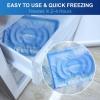 imageAPEXUP Gel Ice Packs for Injuries Reusable Soft Flexible Ice Packs for Injuries Double Sided Cold Packs for Injuries Ice Pack for Knee Shoulder Back Hip Leg Arm Black S 2PKBlue