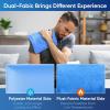 imageAPEXUP Gel Ice Packs for Injuries Reusable Soft Flexible Ice Packs for Injuries Double Sided Cold Packs for Injuries Ice Pack for Knee Shoulder Back Hip Leg Arm Black S 2PKBlue