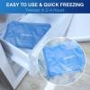 imageAPEXUP Gel Ice Packs for Injuries Reusable Soft Flexible Ice Packs for Injuries Double Sided Cold Packs for Injuries Ice Pack for Knee Shoulder Back Hip Leg Arm Black S 2PKBlue