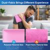 imageAPEXUP Gel Ice Packs for Injuries Reusable Soft Flexible Ice Packs for Injuries Double Sided Cold Packs for Injuries Ice Pack for Knee Shoulder Back Hip Leg Arm Black S 2PKPink