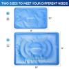 imageAPEXUP Gel Ice Packs for Injuries Reusable Soft Flexible Ice Packs for Injuries Double Sided Cold Packs for Injuries Ice Pack for Knee Shoulder Back Hip Leg Arm Black S 2PKBlue