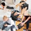 imageAPEXUP Gel Ice Packs for Injuries Reusable Soft Flexible Ice Packs for Injuries Double Sided Cold Packs for Injuries Ice Pack for Knee Shoulder Back Hip Leg Arm Black S 2PKBlack