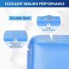 imageAPEXUP Gel Ice Packs for Injuries Reusable Soft Flexible Ice Packs for Injuries Double Sided Cold Packs for Injuries Ice Pack for Knee Shoulder Back Hip Leg Arm Black S 2PKBlue