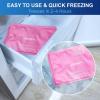 imageAPEXUP Gel Ice Packs for Injuries Reusable Soft Flexible Ice Packs for Injuries Double Sided Cold Packs for Injuries Ice Pack for Knee Shoulder Back Hip Leg Arm Black S 2PKPink