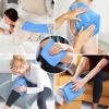 imageAPEXUP Gel Ice Packs for Injuries Reusable Soft Flexible Ice Packs for Injuries Double Sided Cold Packs for Injuries Ice Pack for Knee Shoulder Back Hip Leg Arm Black S 2PKBlue