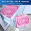 imageAPEXUP Gel Ice Packs for Injuries Reusable Soft Flexible Ice Packs for Injuries Double Sided Cold Packs for Injuries Ice Pack for Knee Shoulder Back Hip Leg Arm Black S 2PKPink