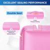 imageAPEXUP Gel Ice Packs for Injuries Reusable Soft Flexible Ice Packs for Injuries Double Sided Cold Packs for Injuries Ice Pack for Knee Shoulder Back Hip Leg Arm Black S 2PKPink