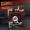 imageAPEXUP Adjustable Weight Bench Heavy Duty 700LBS Foldable Workout Bench Press with Extended Head Support for Home Gym Dumbbell Exercise Incline Decline Full Body Workout
