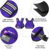 imageAPEXUP Adjustable Weighted Vest 410lb1218lb2032lb Vest with 6 Ironsand Weights and Large Pocket Weight Vest for Men Women Strength Training Running WalkingPurple