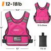 imageAPEXUP Adjustable Weighted Vest 410lb1218lb2032lb Vest with 6 Ironsand Weights and Large Pocket Weight Vest for Men Women Strength Training Running WalkingPink