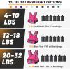 imageAPEXUP Adjustable Weighted Vest 410lb1218lb2032lb Vest with 6 Ironsand Weights and Large Pocket Weight Vest for Men Women Strength Training Running WalkingPink