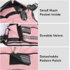 imageAPEXUP Adjustable Weighted Vest 410lb1218lb2032lb Vest with 6 Ironsand Weights and Large Pocket Weight Vest for Men Women Strength Training Running WalkingPastel Pink