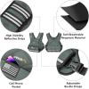 imageAPEXUP Adjustable Weighted Vest 410lb1218lb2032lb Vest with 6 Ironsand Weights and Large Pocket Weight Vest for Men Women Strength Training Running WalkingGrey