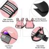 imageAPEXUP Adjustable Weighted Vest 410lb1218lb2032lb Vest with 6 Ironsand Weights and Large Pocket Weight Vest for Men Women Strength Training Running WalkingPastel Pink