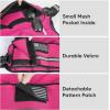 imageAPEXUP Adjustable Weighted Vest 410lb1218lb2032lb Vest with 6 Ironsand Weights and Large Pocket Weight Vest for Men Women Strength Training Running WalkingPink