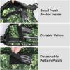 imageAPEXUP Adjustable Weighted Vest 410lb1218lb2032lb Vest with 6 Ironsand Weights and Large Pocket Weight Vest for Men Women Strength Training Running WalkingGreen Digi Camo