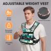 imageAPEXUP Adjustable Weighted Vest 410lb1218lb2032lb Vest with 6 Ironsand Weights and Large Pocket Weight Vest for Men Women Strength Training Running WalkingDigital Camo