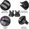 imageAPEXUP Adjustable Weighted Vest 410lb1218lb2032lb Vest with 6 Ironsand Weights and Large Pocket Weight Vest for Men Women Strength Training Running WalkingBlack