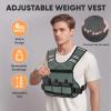 imageAPEXUP Adjustable Weighted Vest 410lb1218lb2032lb Vest with 6 Ironsand Weights and Large Pocket Weight Vest for Men Women Strength Training Running WalkingGrey