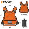 imageAPEXUP Adjustable Weighted Vest 410lb1218lb2032lb Vest with 6 Ironsand Weights and Large Pocket Weight Vest for Men Women Strength Training Running WalkingOrange