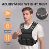 imageAPEXUP Adjustable Weighted Vest 410lb1218lb2032lb Vest with 6 Ironsand Weights and Large Pocket Weight Vest for Men Women Strength Training Running WalkingBlack