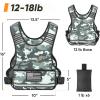 imageAPEXUP Adjustable Weighted Vest 410lb1218lb2032lb Vest with 6 Ironsand Weights and Large Pocket Weight Vest for Men Women Strength Training Running WalkingGrey Camo