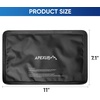 image:imageAPEXUP Gel Ice Packs for Injuries Reusable Flexible Double Sided Cold Packs for Injuries Ice Pack for Knee Shoulder Back Hip Leg Arm Black 8x55 2PKBlack