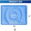 image:imageAPEXUP Gel Ice Packs for Injuries Reusable Flexible Double Sided Cold Packs for Injuries Ice Pack for Knee Shoulder Back Hip Leg Arm Black 8x55 2PKBlue