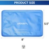 image:imageAPEXUP Gel Ice Packs for Injuries Reusable Flexible Double Sided Cold Packs for Injuries Ice Pack for Knee Shoulder Back Hip Leg Arm Black 8x55 2PKBlue