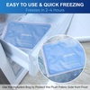 image:imageAPEXUP Gel Ice Packs for Injuries Reusable Flexible Double Sided Cold Packs for Injuries Ice Pack for Knee Shoulder Back Hip Leg Arm Black 8x55 2PKBlue