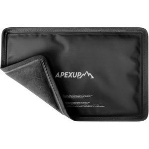image:imageAPEXUP Gel Ice Packs for Injuries Reusable Flexible Double Sided Cold Packs for Injuries Ice Pack for Knee Shoulder Back Hip Leg Arm Black 8x55 2PKBlack