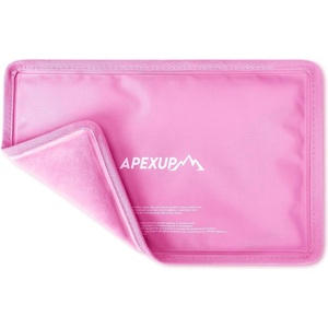 image:imageAPEXUP Gel Ice Packs for Injuries Reusable Flexible Double Sided Cold Packs for Injuries Ice Pack for Knee Shoulder Back Hip Leg Arm Black 8x55 2PKPink