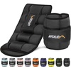 image:imageAPEXUP Adjustable Ankle Weights for Women and Men Modularized Leg Weight Straps for Yoga Walking Running Aerobics Gym Physical TherapyBlack