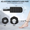 image:imageAPEXUP Adjustable Ankle Weights for Women and Men Modularized Leg Weight Straps for Yoga Walking Running Aerobics Gym Physical TherapyBlack