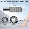 image:imageAPEXUP Adjustable Ankle Weights for Women and Men Modularized Leg Weight Straps for Yoga Walking Running Aerobics Gym Physical TherapyGray